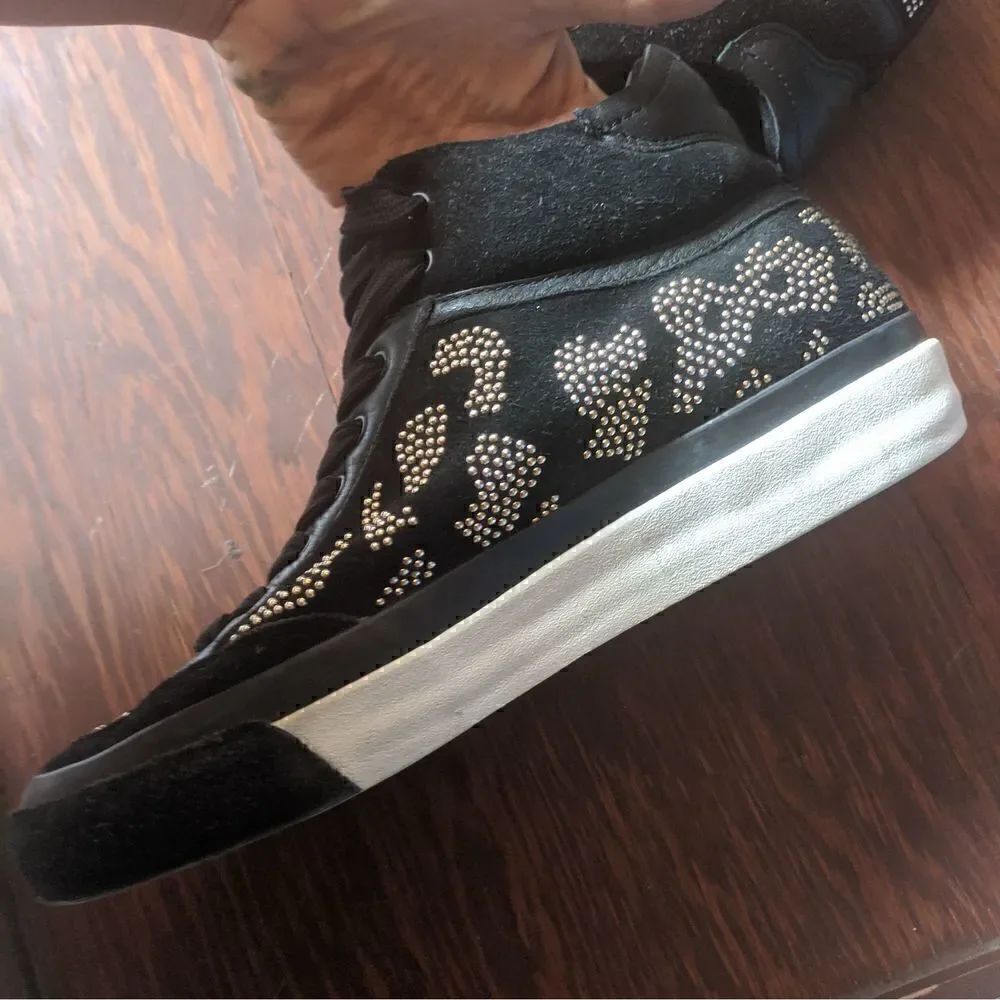 Rag & Bone Studded Animal Print Sneakers - Picture 6 of 12